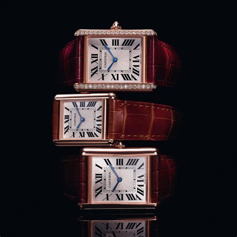 cartier trunk|cartier tank watch history.